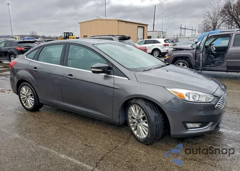2016 Ford Focus Titanium from USA, damaged, VIN 1FADP3J27GL230051